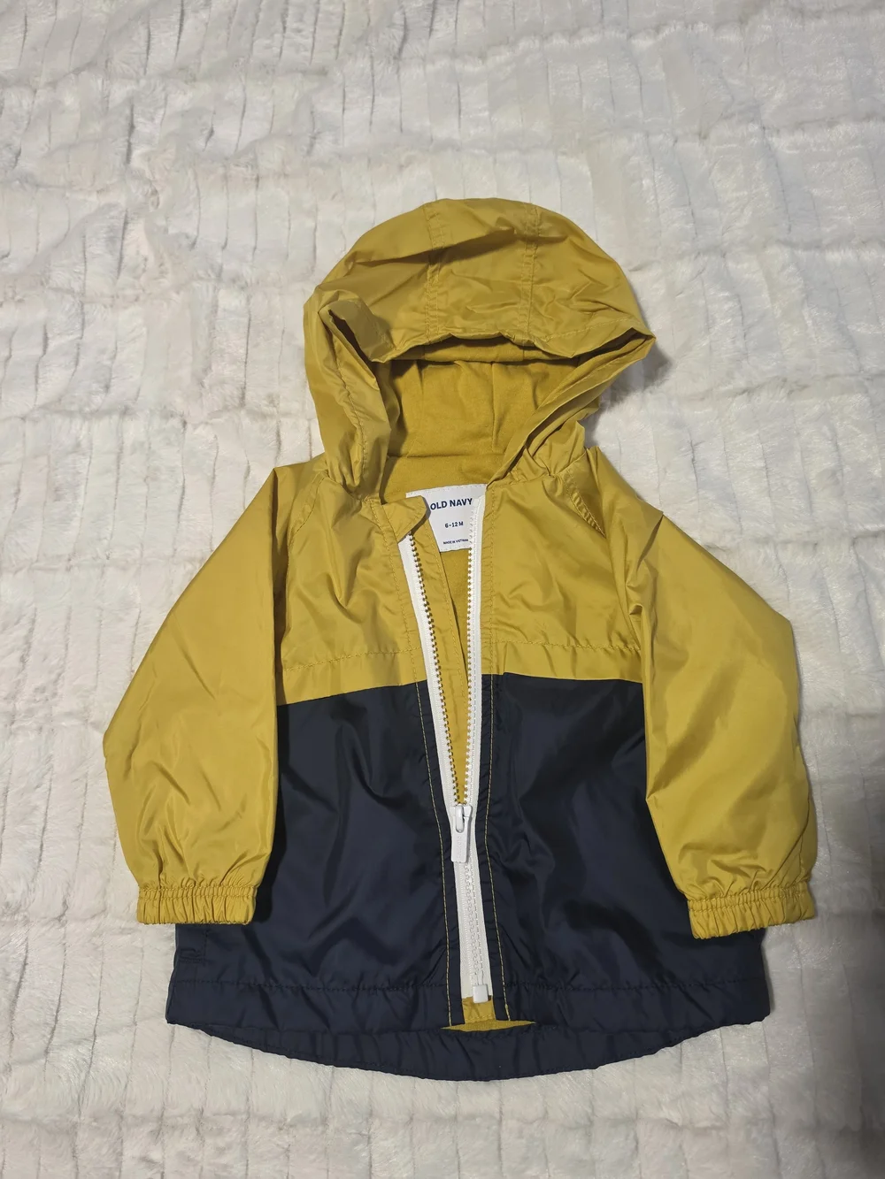 Old Navy Infant Yellow Hooded Jacket